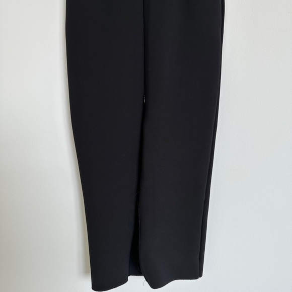 H&M Pencil Skirt Stretchy Black Midi Slip Skirt Size 2 Great Condition - Picture 9 of 11